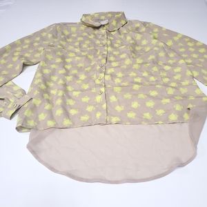 Forever 21 Hello Kitty Collab Button Down Shirt Y2K